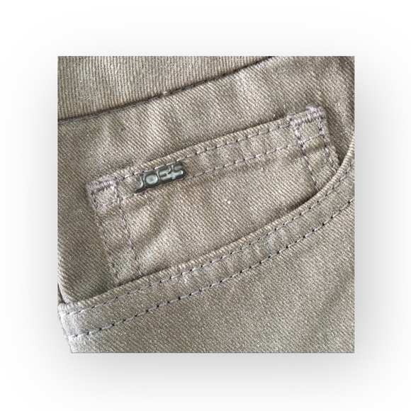 new Joe's Jeans ㋛ The Sparkle Honey Curvy Skinny Jean ㋛ Gold Bronze Shimmer ㋛ 25 - Picture 7 of 16